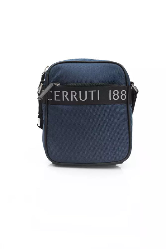 Cerruti 1881 Men's Blue Nylon Messenger Bag