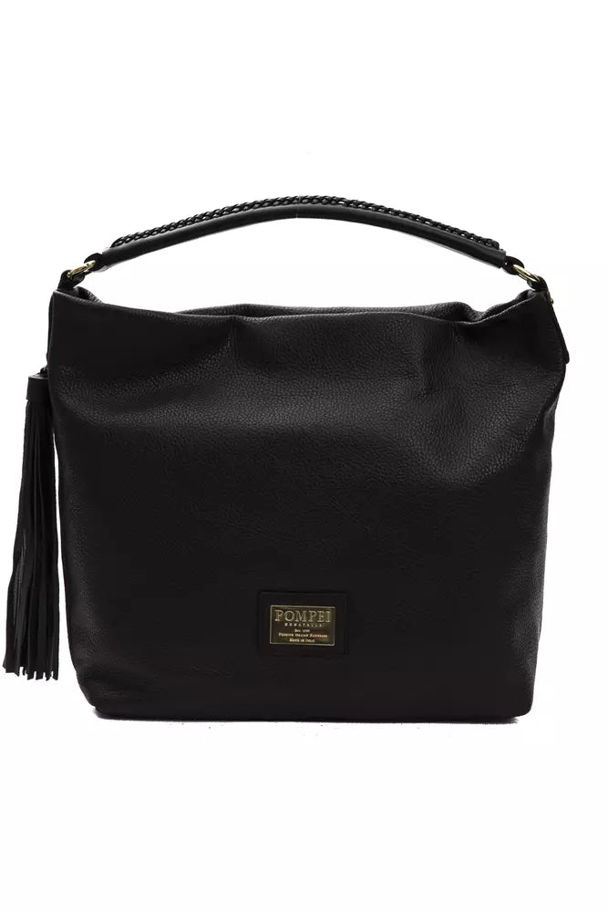 Pompei Donatella Nero Black Shoulder Bag