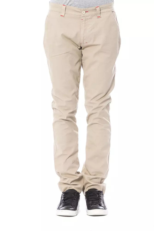 Verri Men's Beige Cotton Pants