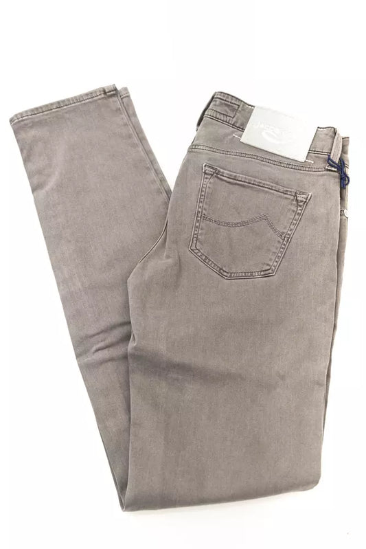 Grey Vintage Style Jacob Cohen Women's Jeans