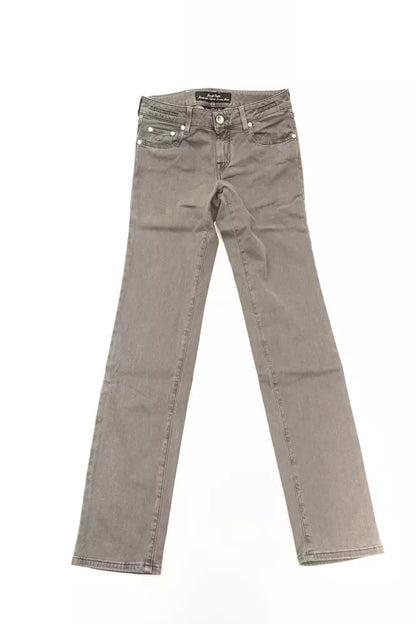 Grey Vintage Style Jacob Cohen Women's Jeans