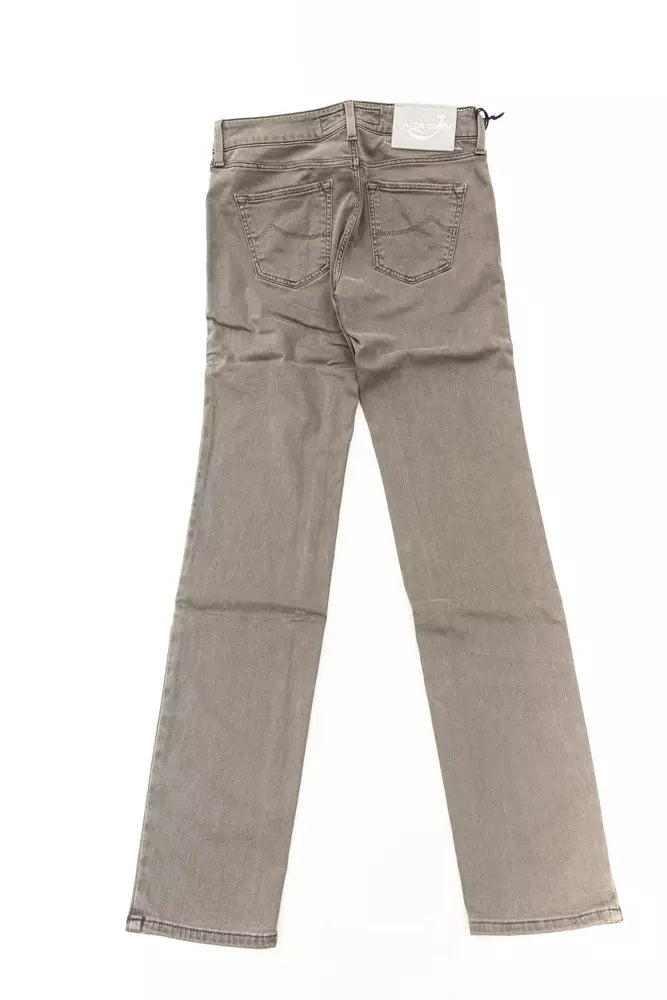 Grey Vintage Style Jacob Cohen Women's Jeans