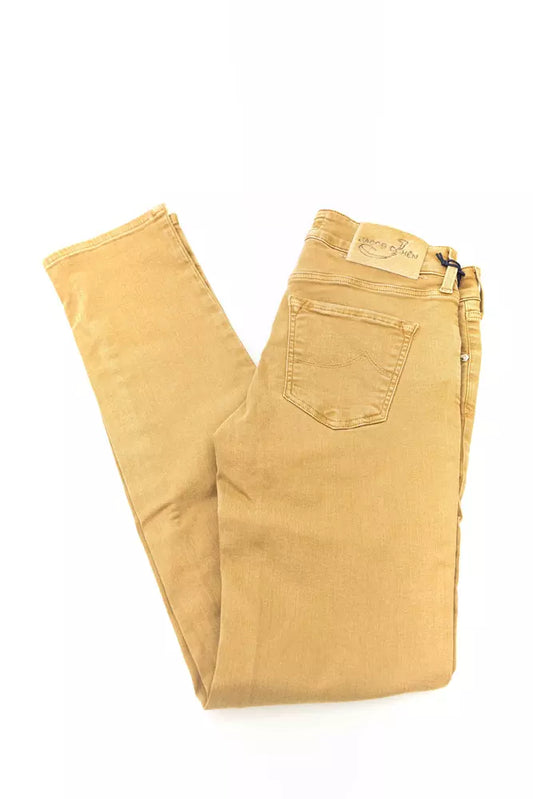 Beige Vintage Style Jacob Cohen Women's Jeans