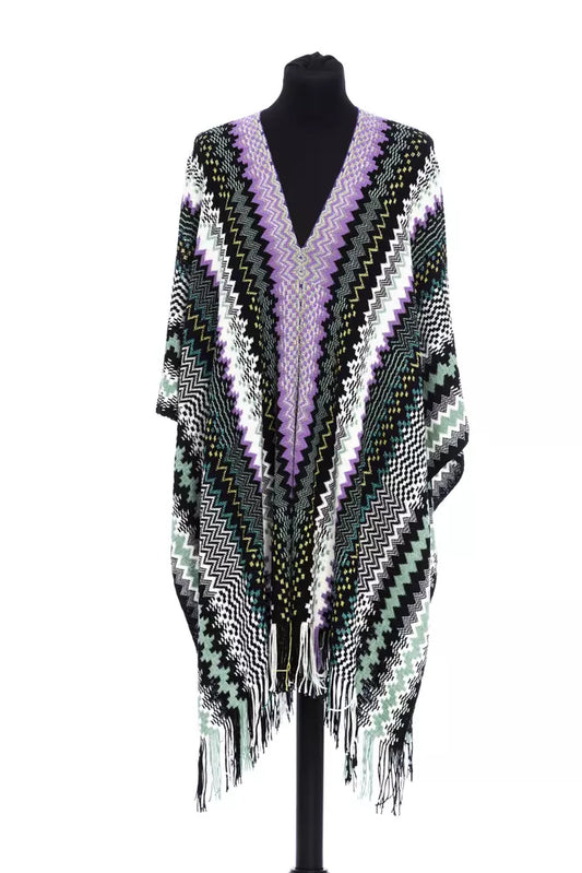 Missoni Women's Multicolor Wool Poncho