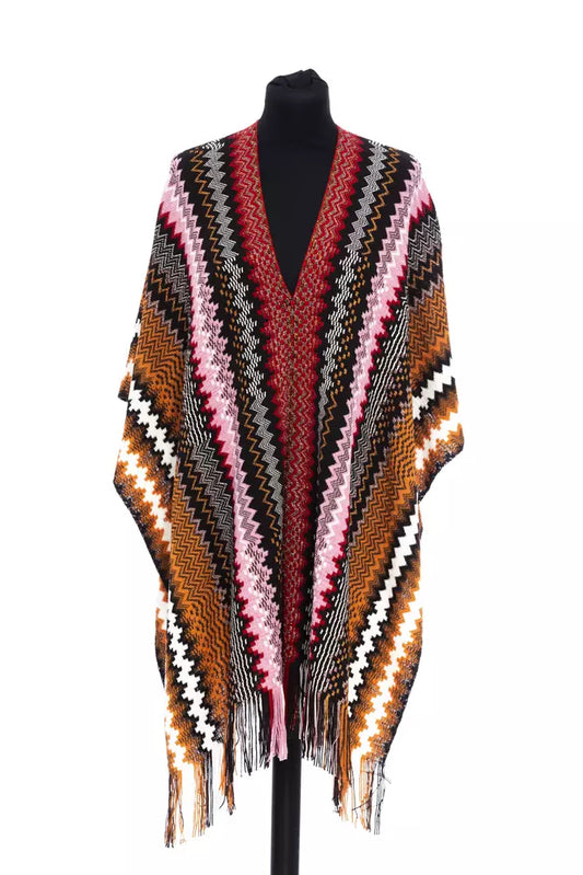 Missoni Women's Multicolor Wool Poncho