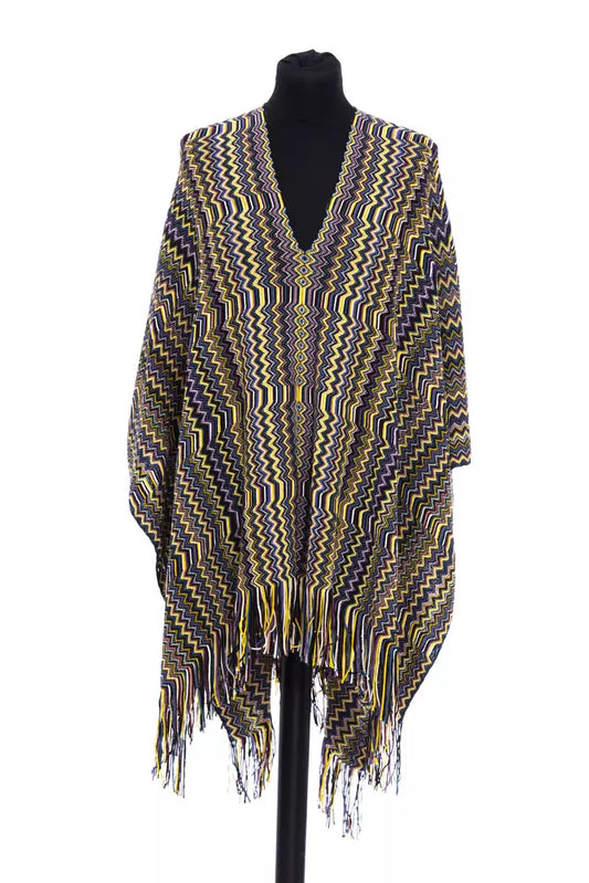 Missoni Women's Multicolor Wool Poncho