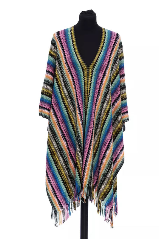 Missoni Women's Multicolor Wool Poncho