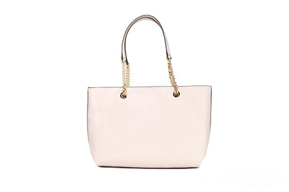 Michael Kors Jet Set Medium Front Zip Chain Tote Bag (Powder Blush)