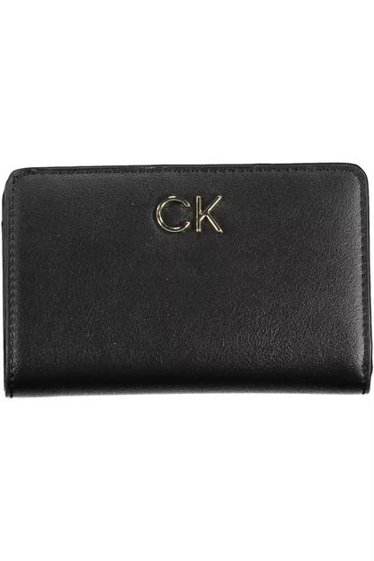 Elegant Black RFID Wallet with Multiple Compartments