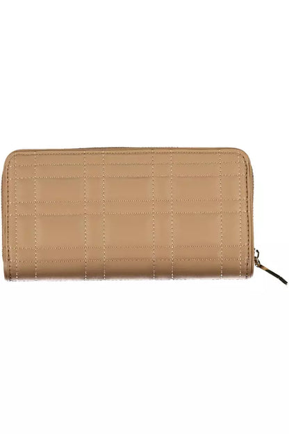 Beige Quintessential Wallet with RFID Block