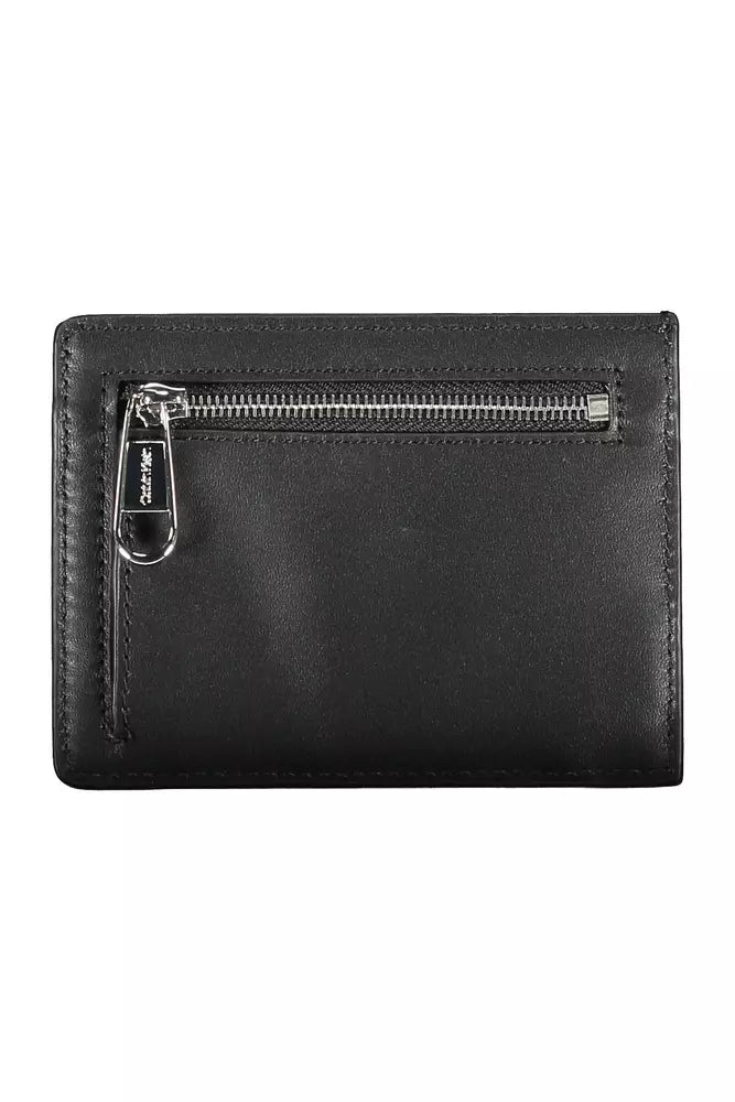 Sleek Black Polyethylene Card Holder