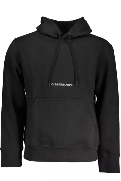 Sleek Monochrome Hooded Sweatshirt