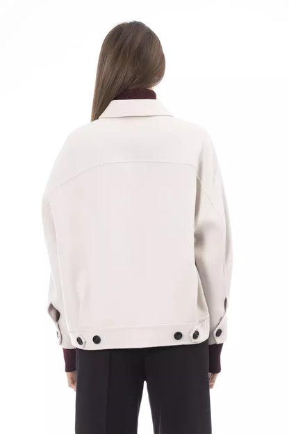 White Wool Blazer Jacket