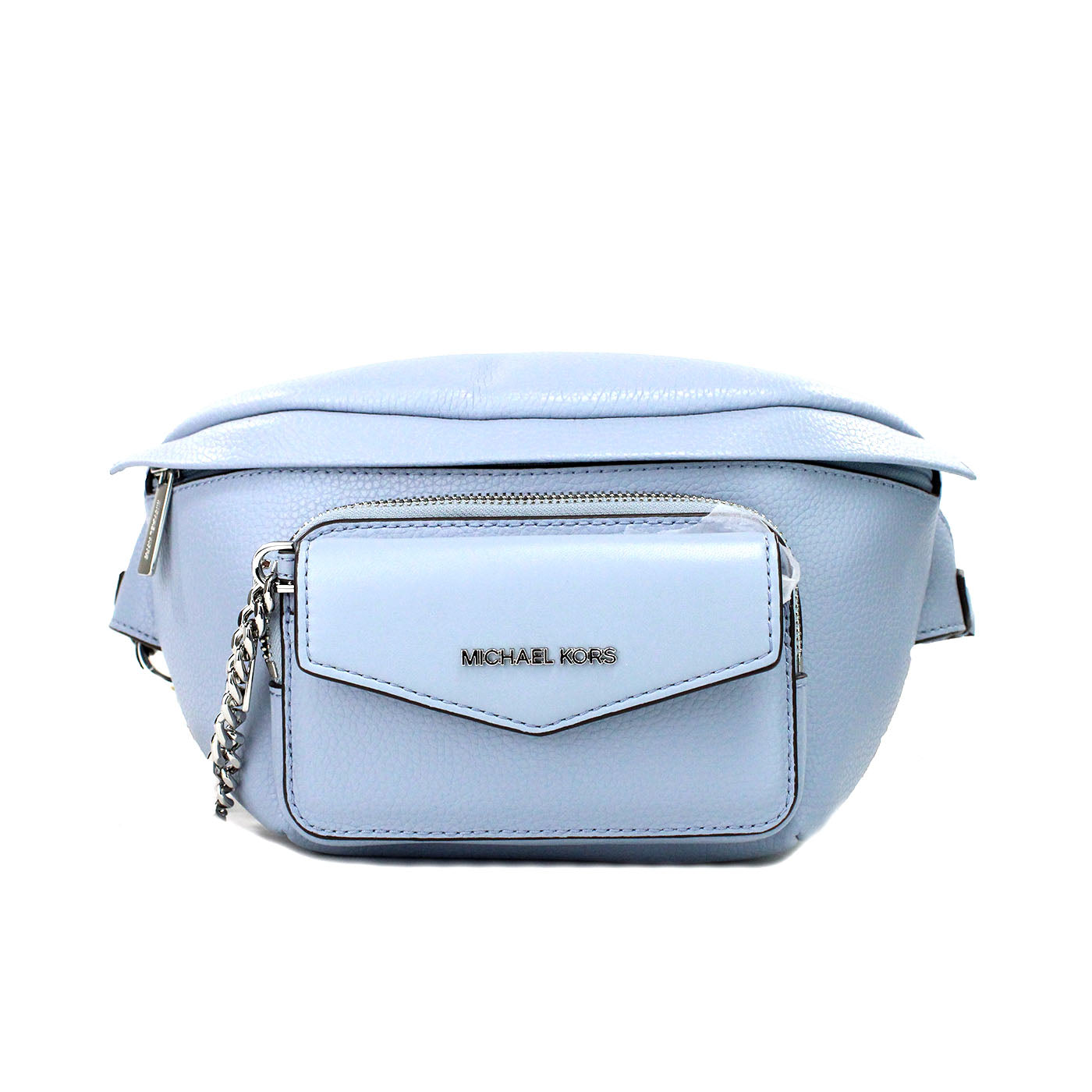 Michael Kors Maisie Large Pale Blue 2-n-1 Waistpack with Card Case Belt Bag