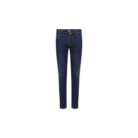 Blue Cotton Jeans & Pants