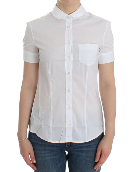 White Cotton Shirt Top