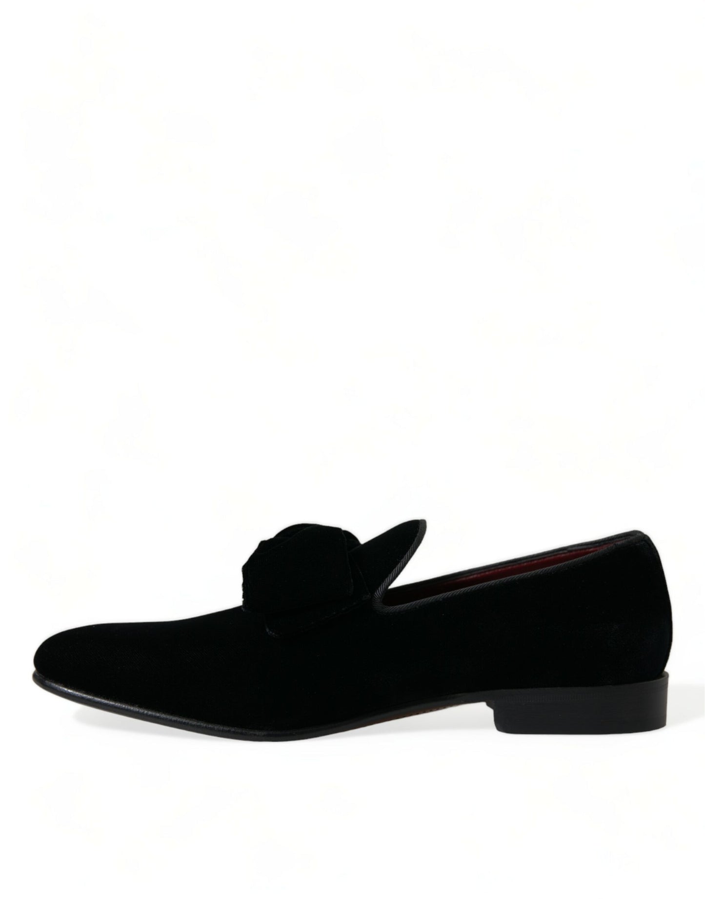 Black Velvet Loafers Formal Dress Shoes