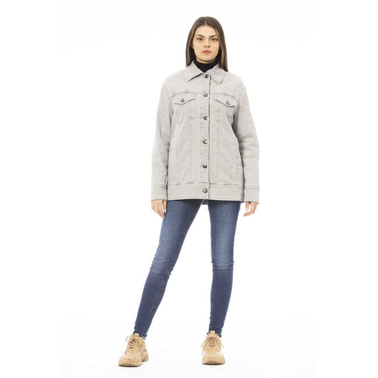 Jacob Cohen Women's Gray Cotton Denim Jacket