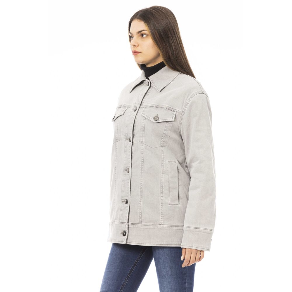 Jacob Cohen Women's Gray Cotton Denim Jacket