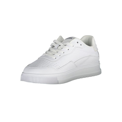 Tommy Hilfiger White Leather Men Sneaker