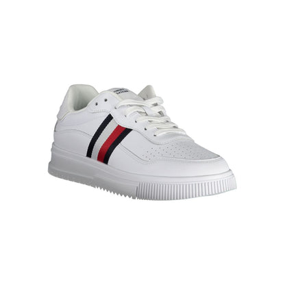 Tommy Hilfiger White Leather Men Sneaker