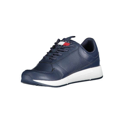 Tommy Hilfiger Blue Polyethylene Men Sneaker