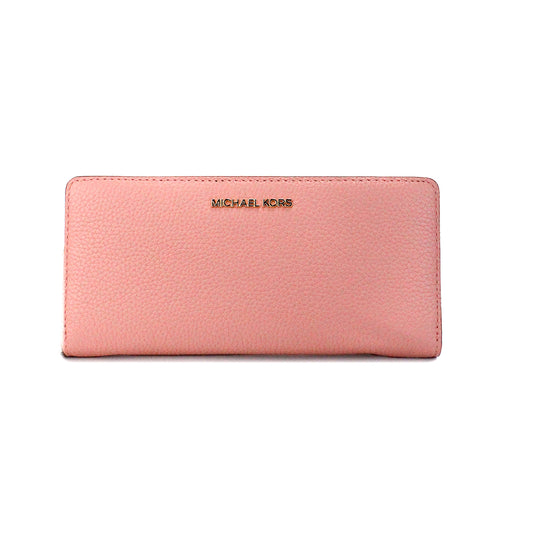 Michael Kors Jet Set Travel Large Continental Clutch Wristlet Wallet (Primrose)