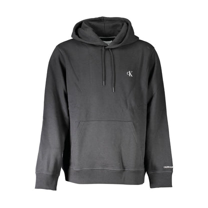 Calvin Klein Men's Sleek Hooded Sweatshirt with Central Pocket