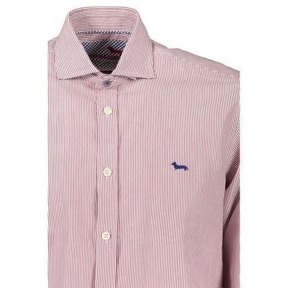 Chic Pink Narrow-Fit Organic Cotton Shirt