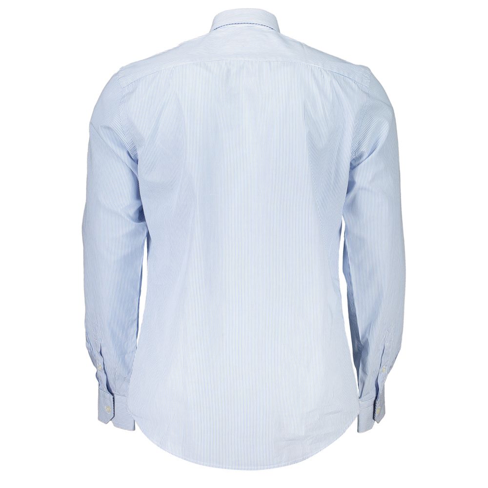 Chic Light Blue Organic Cotton Shirt