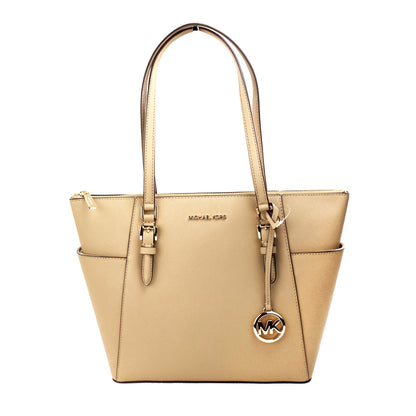 Michael Kors Charlotte Handbag Tote (Camel)