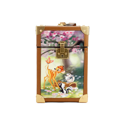 Disney Bambi 3D Trunk Printed PVC Top Handle Clutch Handbag