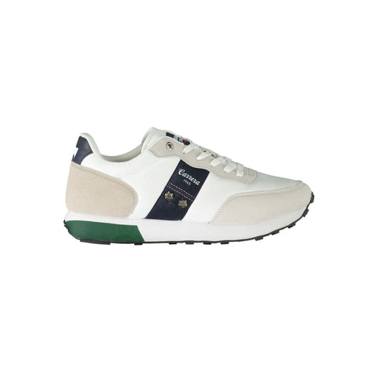 White Polyester Sneaker