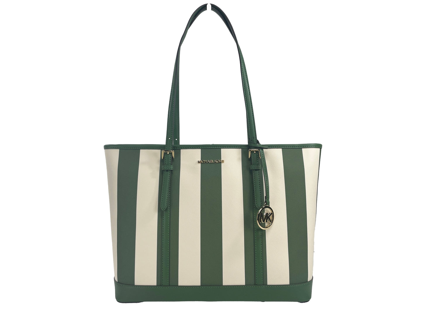 Michael Kors Jet Set Travel TZ Shoulder Tote Handbag (Fern Green)