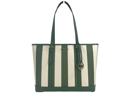 Michael Kors Jet Set Travel TZ Shoulder Tote Handbag (Fern Green)