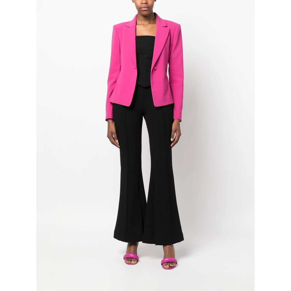 Fuchsia Polyester Suits & Blazer