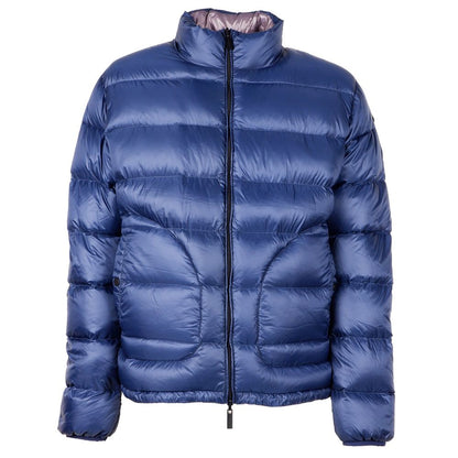 Centogrammi Reversible Blue & Grey Nylon Padded Down Jacket