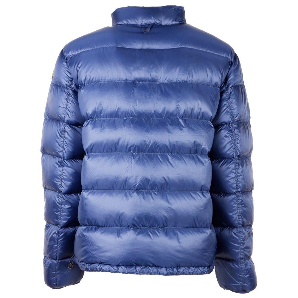 Centogrammi Reversible Blue & Grey Nylon Padded Down Jacket