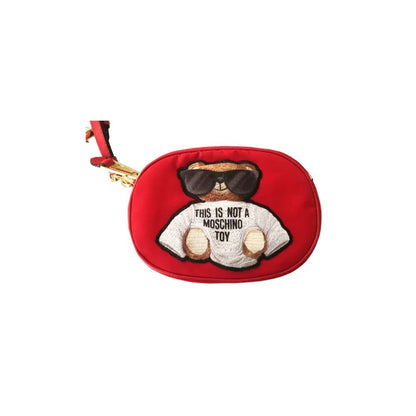 Red Nylon Belt Bag