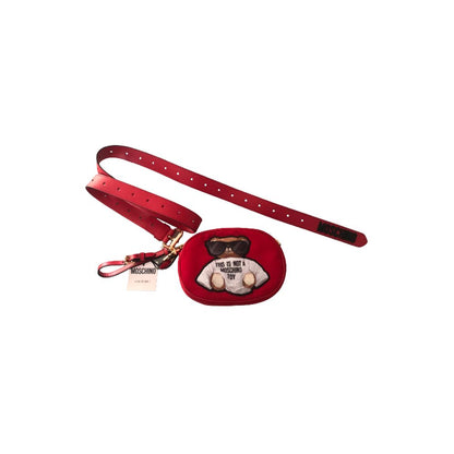 Red Nylon Belt Bag