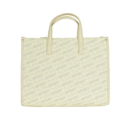 Plein Sport White Polyamide Shoulder Bag