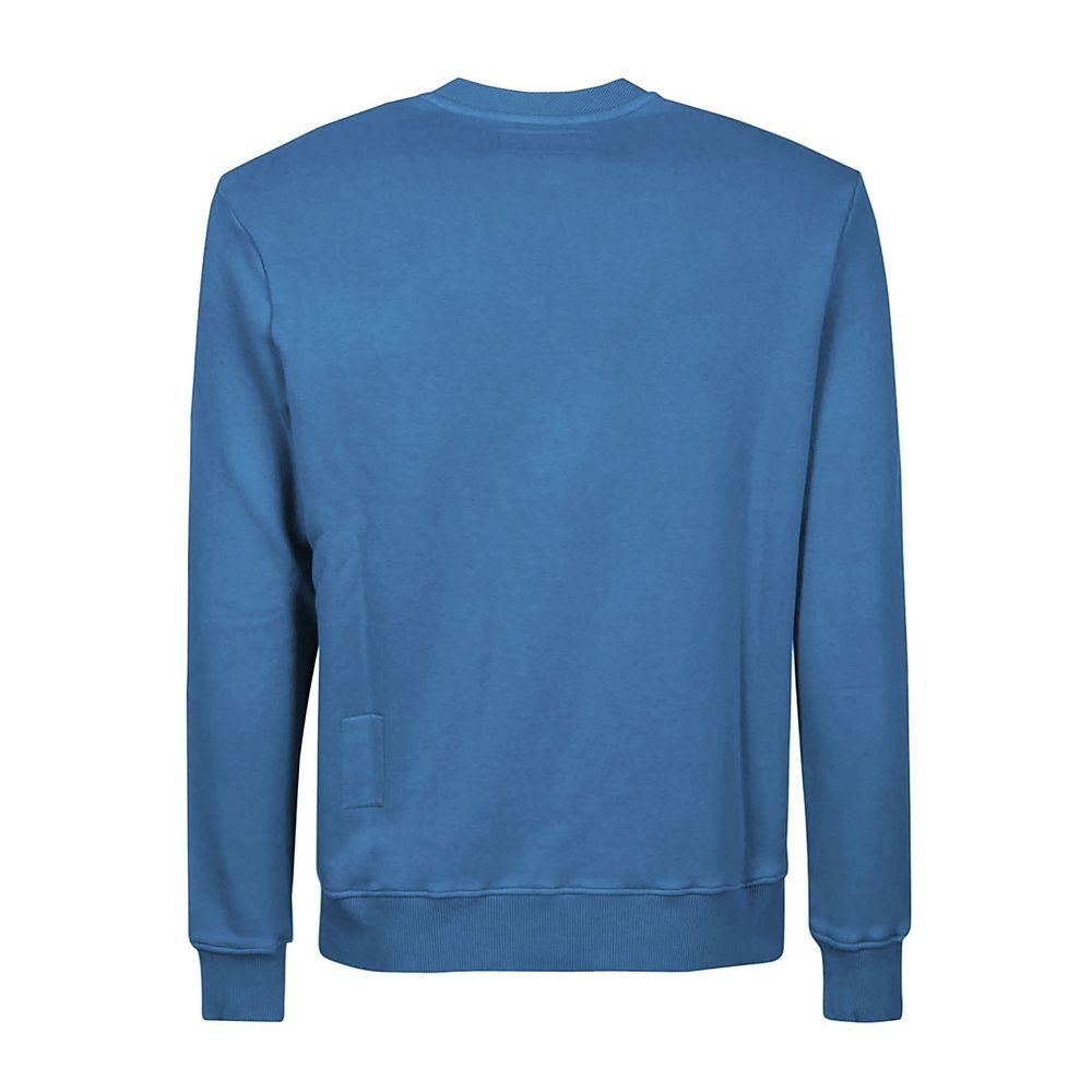 Elegant Sporty Men's Light Blue Sweatshirt