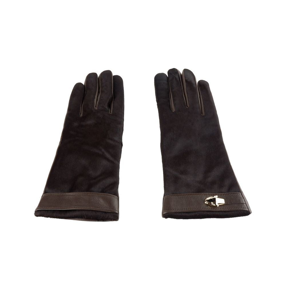 Cavalli Class Dark Brown Ladies Glove