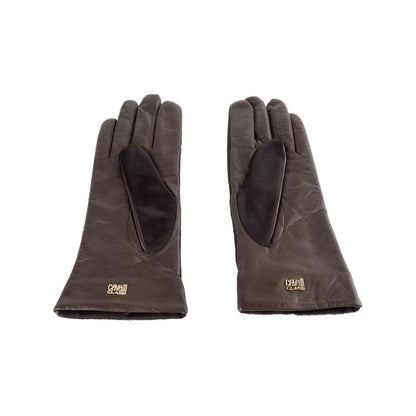 Cavalli Class Dark Brown Ladies Glove