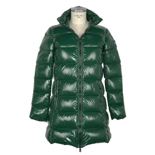 Green RefrigiWear Women's Long Ellis Down Jacket