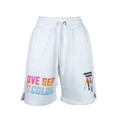 White Cotton Diego Venturino Women’s Short