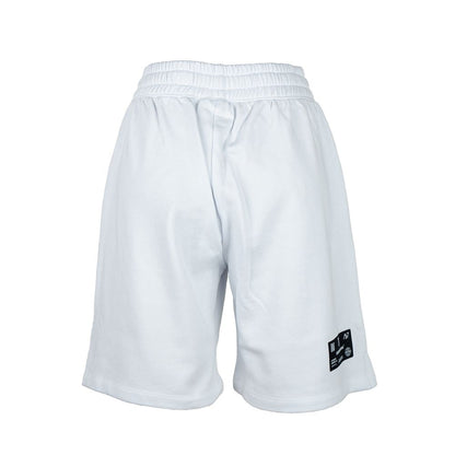 White Cotton Diego Venturino Women’s Short