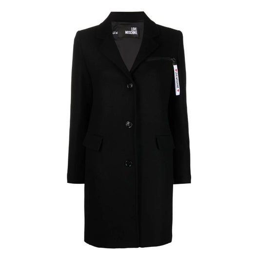 Love Moschino Women's Black Wool Jacket