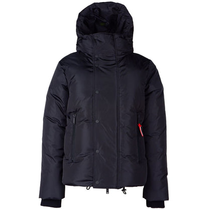 Dsquared² Men's Black Nylon Down Jacket with Hood