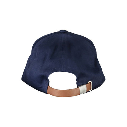 La Martina Blue Cotton Baseball Cap